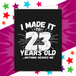 23 Year Old Sarcastic Meme Funny 23rd Birthday Card