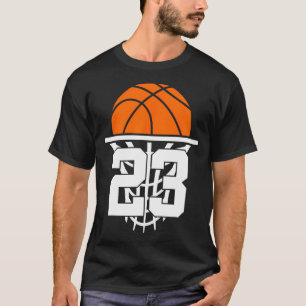 23 Years Basketball 23Rd Birthday T-Shirt