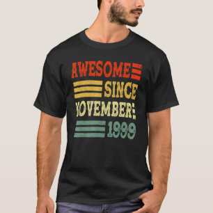 23 Years Old Awesome Since November 1999 23rd Bir T-Shirt