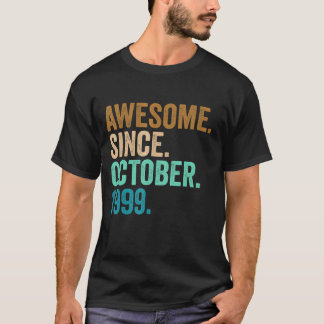 23 Years Old  Awesome Since October 1999 23rd Birt T-Shirt