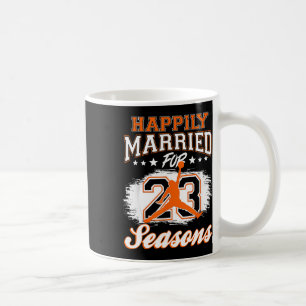 23 Years Wedding Anniversary Bysketbyll Married Co Coffee Mug