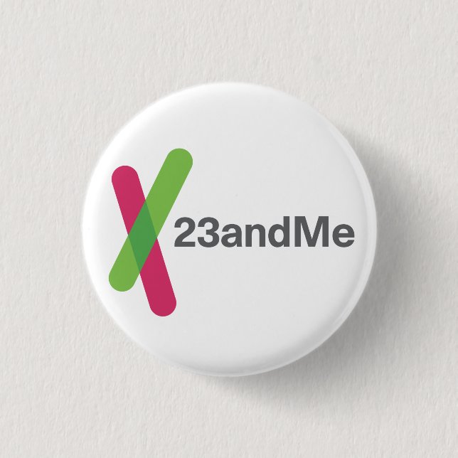 23andMe Logo Mini-Button 3 Cm Round Badge (Front)