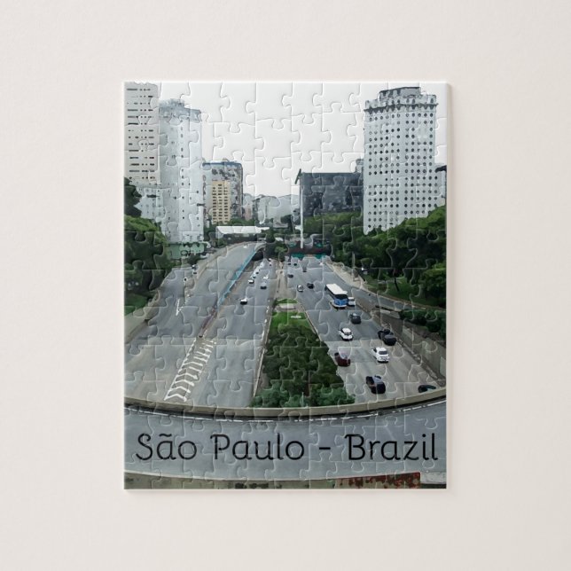 23demaio avenue São Paulo Jigsaw Puzzle (Vertical)