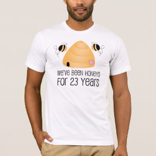 23rd Anniversary Couple Gift T-Shirt