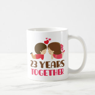 23rd Anniversary Gift For Her Coffee Mug