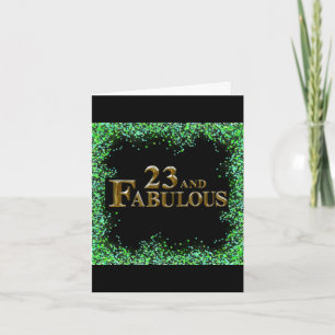 23rd Birthday  Card