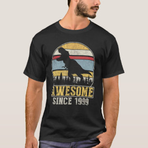 23rd Birthday Dinosaur 23 Year Old Awesome Since 1 T-Shirt