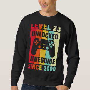 23rd Birthday Shirt 23 Years Old Level 23 Unlocked