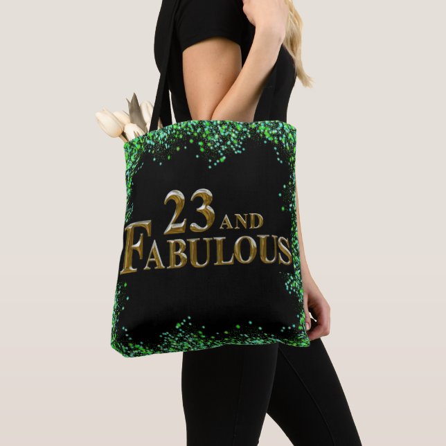 23rd Birthday  Tote Bag (Close Up)