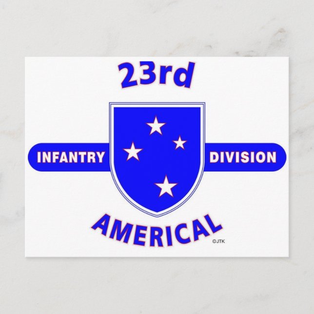 23RD INFANTRY DIVISION "AMERICAL" PRODUCTS POSTCARD (Front)