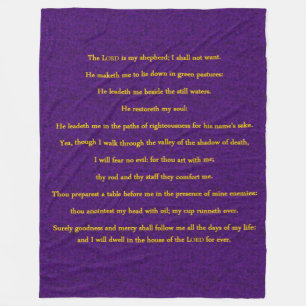 23rd PSALM Fleece Blanket