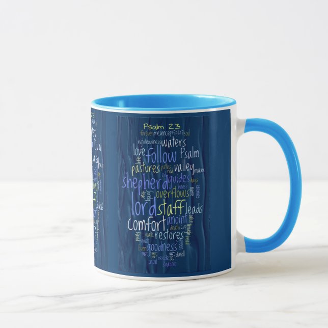 23rd Psalm Flowing Water Mug (Right)