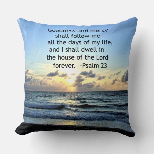 23RD PSALM SUNRISE PHOTO DESIGN CUSHION (Front)