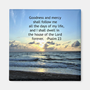 23RD PSALM SUNRISE PHOTO DESIGN MAGNET