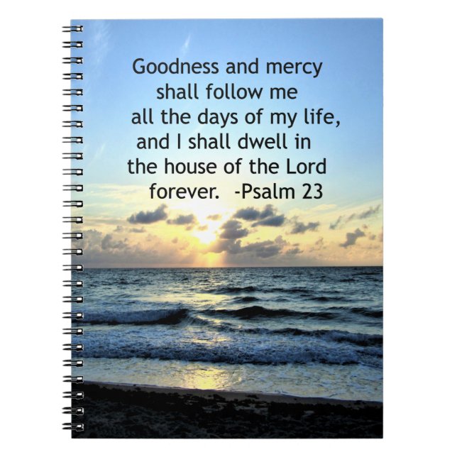 23RD PSALM SUNRISE PHOTO DESIGN NOTEBOOK (Front)