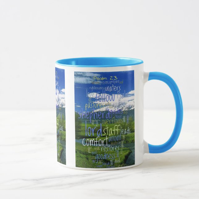 23rd Psalm Valley View Mug (Right)