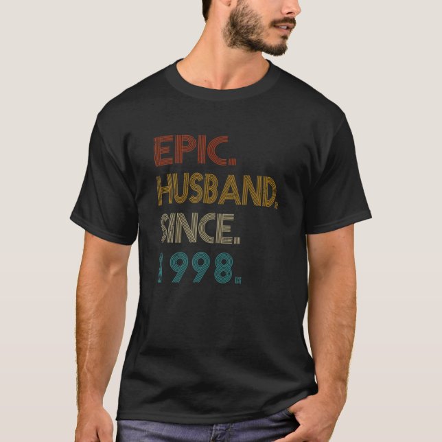 23Rd Wedding Anniversary Gift Him - Epic Husband S T-Shirt (Front)