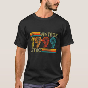 23Th Birthday Gift 23 Years Old Men Women Retro Vi T-Shirt