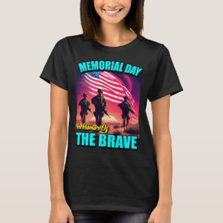 24080_Memorial Day In Honour Of The Brave T-Shirt