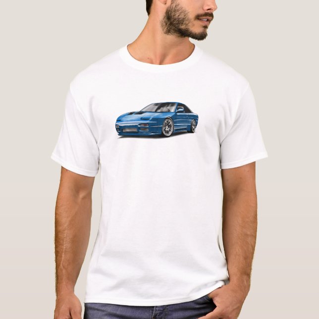 240sx blue car drawing  T-Shirt (Front)