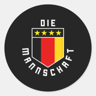 2425 National Flag Soccer Jersey Kit Sport Uniform Classic Round Sticker