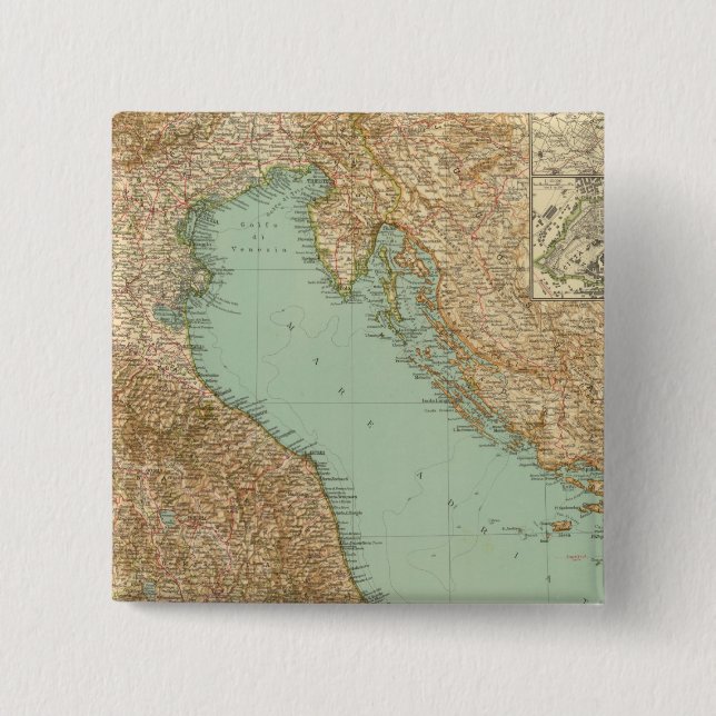 2426 North Italy 15 Cm Square Badge (Front)