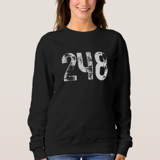 248 Area Code Troy MI Mobile Telephone Area Code 2 Sweatshirt