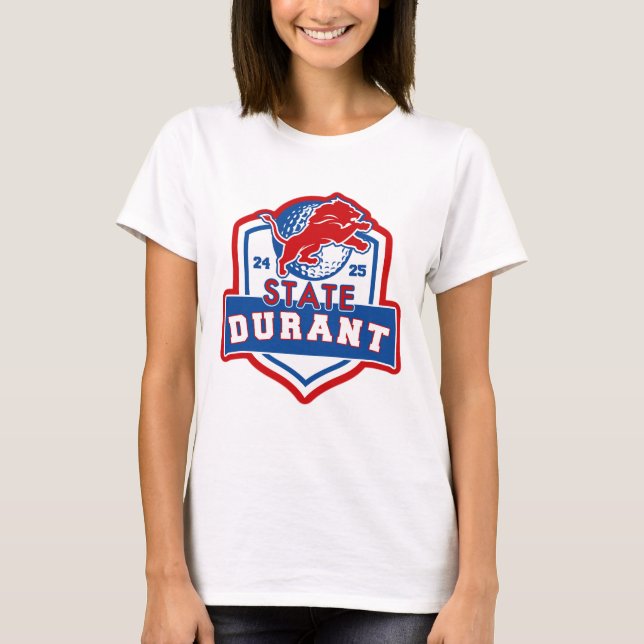 24-25 Durant Lions - STATE - Lady Lions WOMEN'S  T-Shirt (Front)