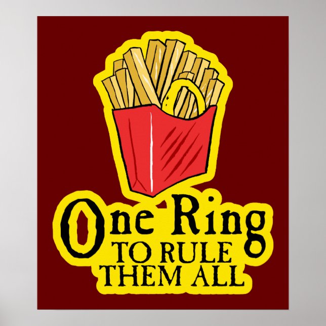 $24.95 One Ring To Rule Them All Poster (Front)