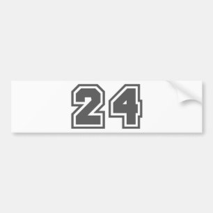 24 BUMPER STICKER