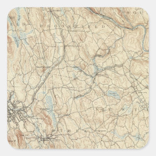 24 Danbury sheet Square Sticker