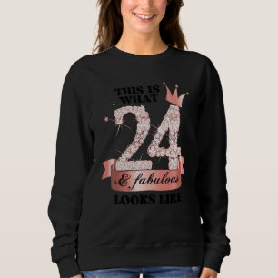 24 & Fabulous I Rose And White Party Group Candid  Sweatshirt