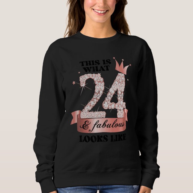 24 & Fabulous I Rose And White Party Group Candid  Sweatshirt (Front)