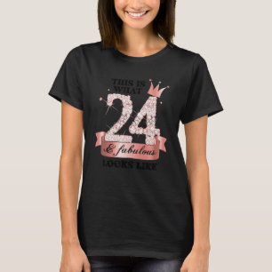 24 & Fabulous I Rose And White Party Group Candid T-Shirt