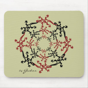 24 Geckos Mouse Pad