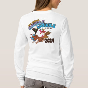 24 Gobble Wobble - Womens Long Sleeve - White T-Shirt
