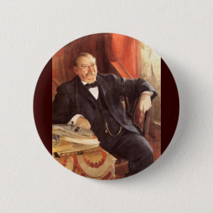 24 Grover Cleveland1 6 Cm Round Badge