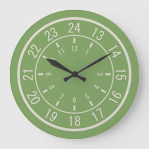24-HOUR CUSTOM wall clocks