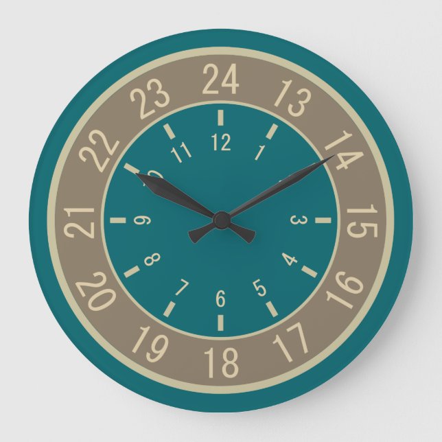 24-HOUR CUSTOM wall clocks (Front)