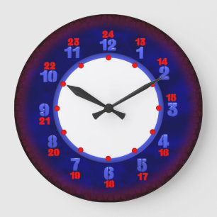 24 hour military time clock template