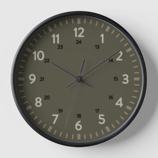 24-Hour School Clock