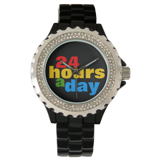 24 hours a day colours watch (Front)
