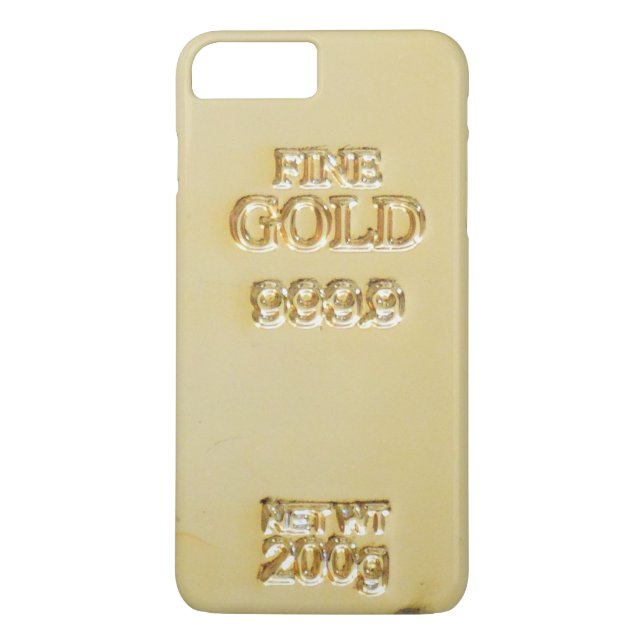 24 Karat Gold Bullion Bar Case-Mate iPhone Case (Back)