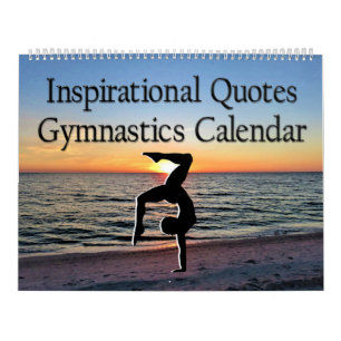 24 MONTH INSPIRATIONAL QUOTES GYMNASTICS CALENDAR