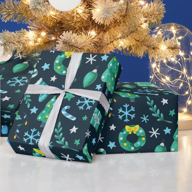 #24 Nautical Haven Wrapping  Paper "Jumbo Size" (Holidays)
