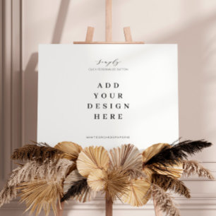 24"x18" Seating Chart Welcome Sign Printing