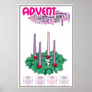 24" x 36" Advent Poster