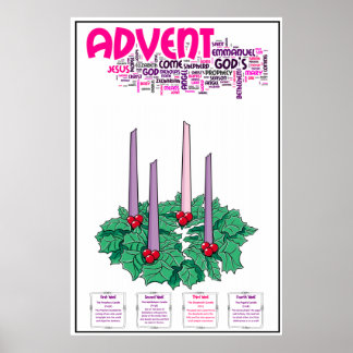 24" x 36" Advent Poster