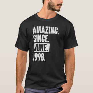 24 Year Old 24th Birthday Amazing Since June 199 T-Shirt