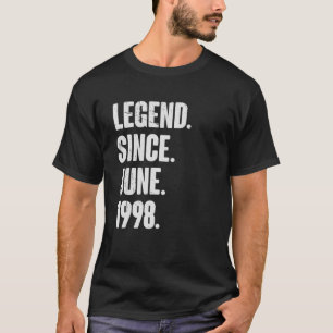24 Year Old 24th Birthday Legend Since June 1998 T-Shirt